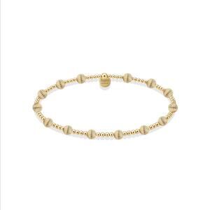 NEW BARA BOHEME women's tamra beaded bracelet in gold